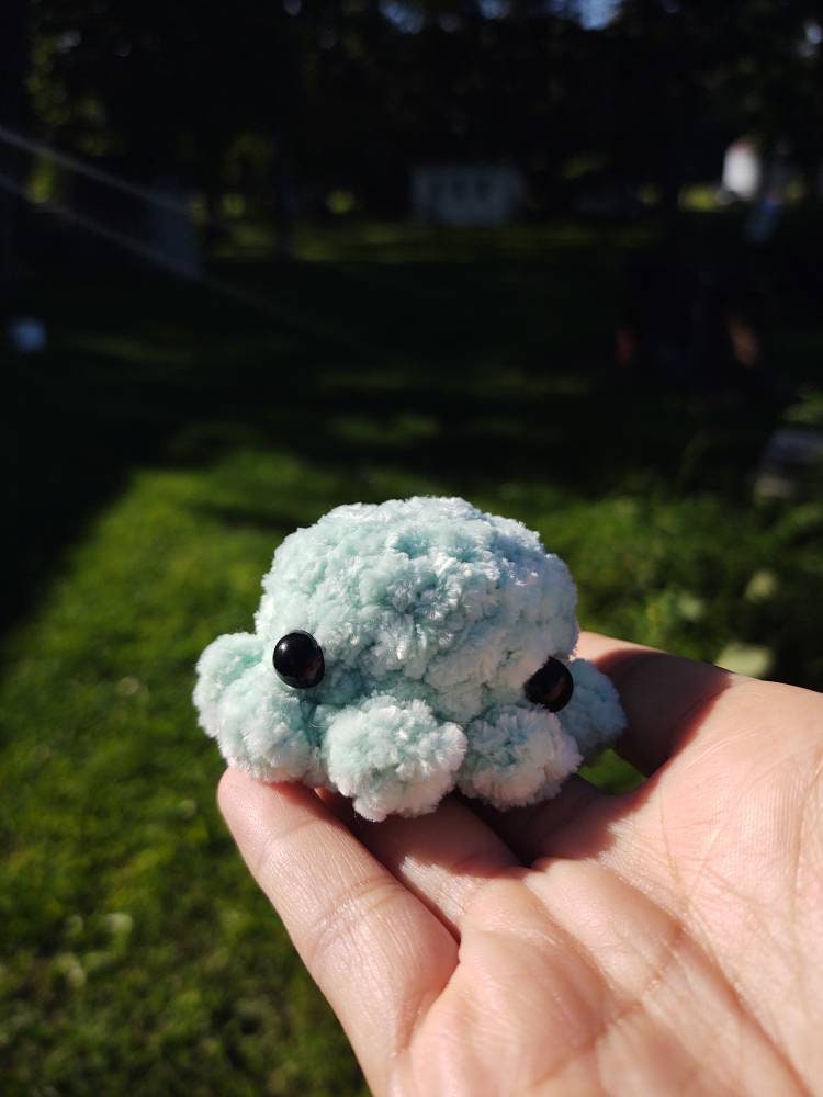 Mini velvet pastel octopus plushies