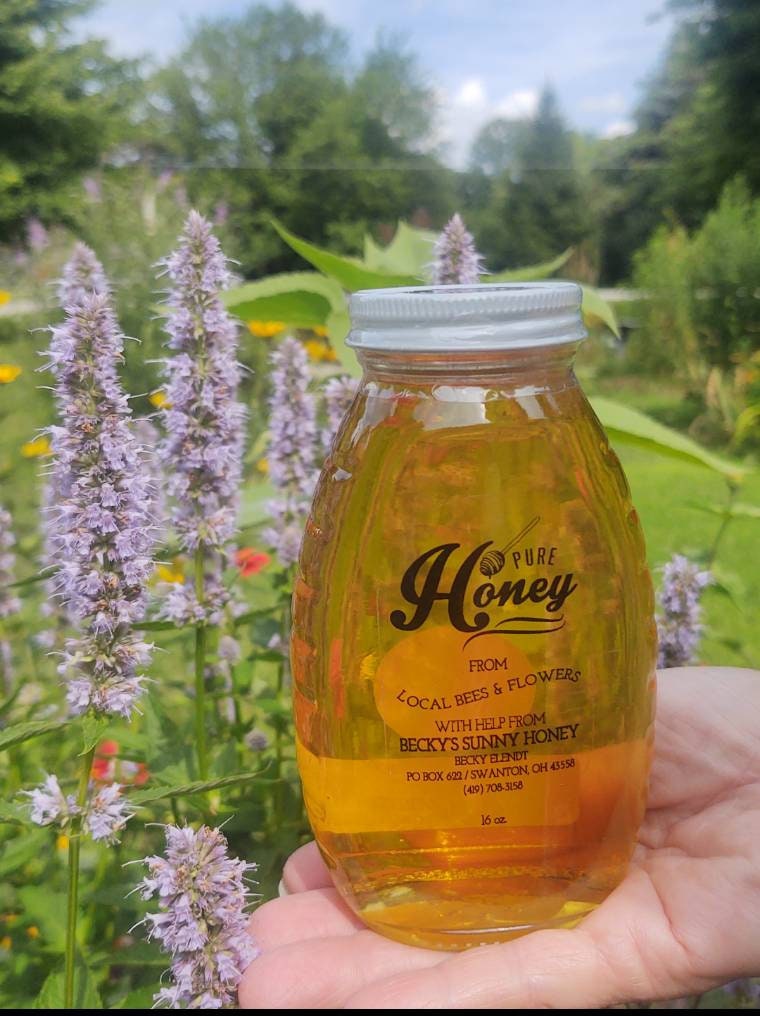 Becky's Sunny Honey! Local, homemade honey from Master Beekeeper