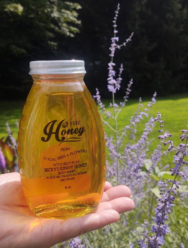 Becky's Sunny Honey! Local, homemade honey from Master Beekeeper