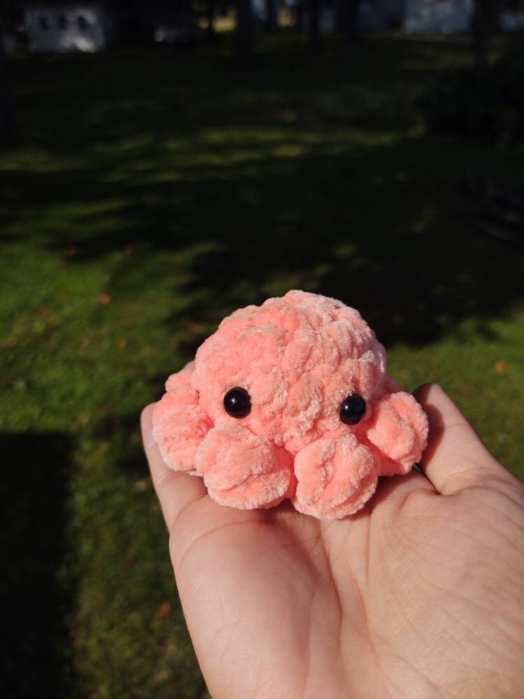 Mini velvet pastel octopus plushies