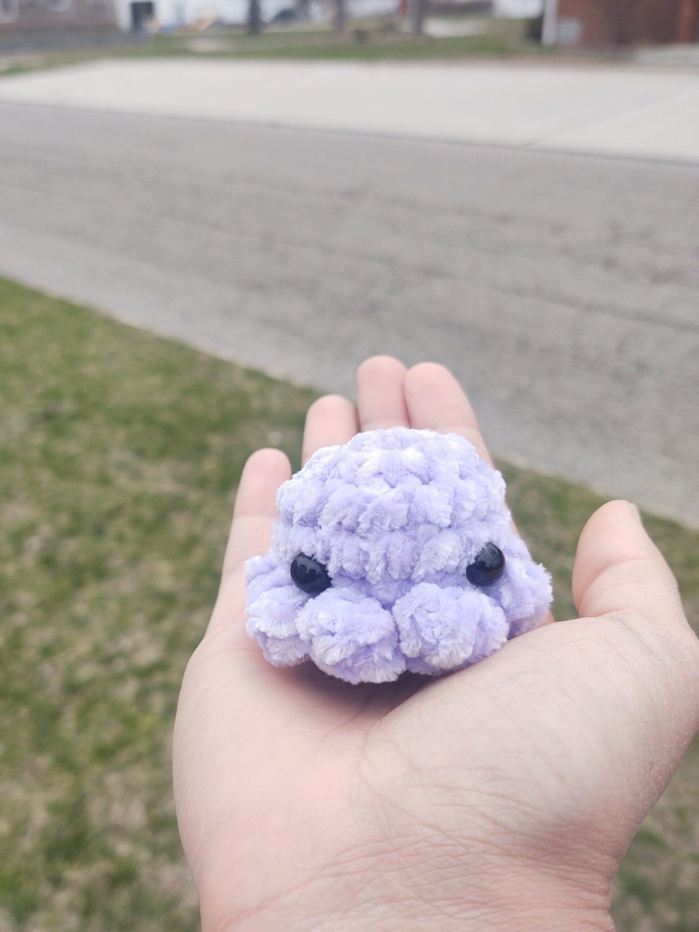 Mini velvet pastel octopus plushies