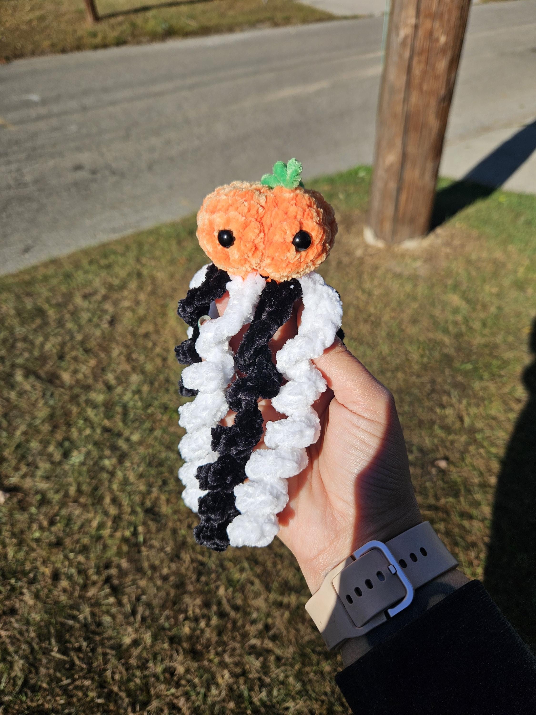 Crochet Halloween octopus