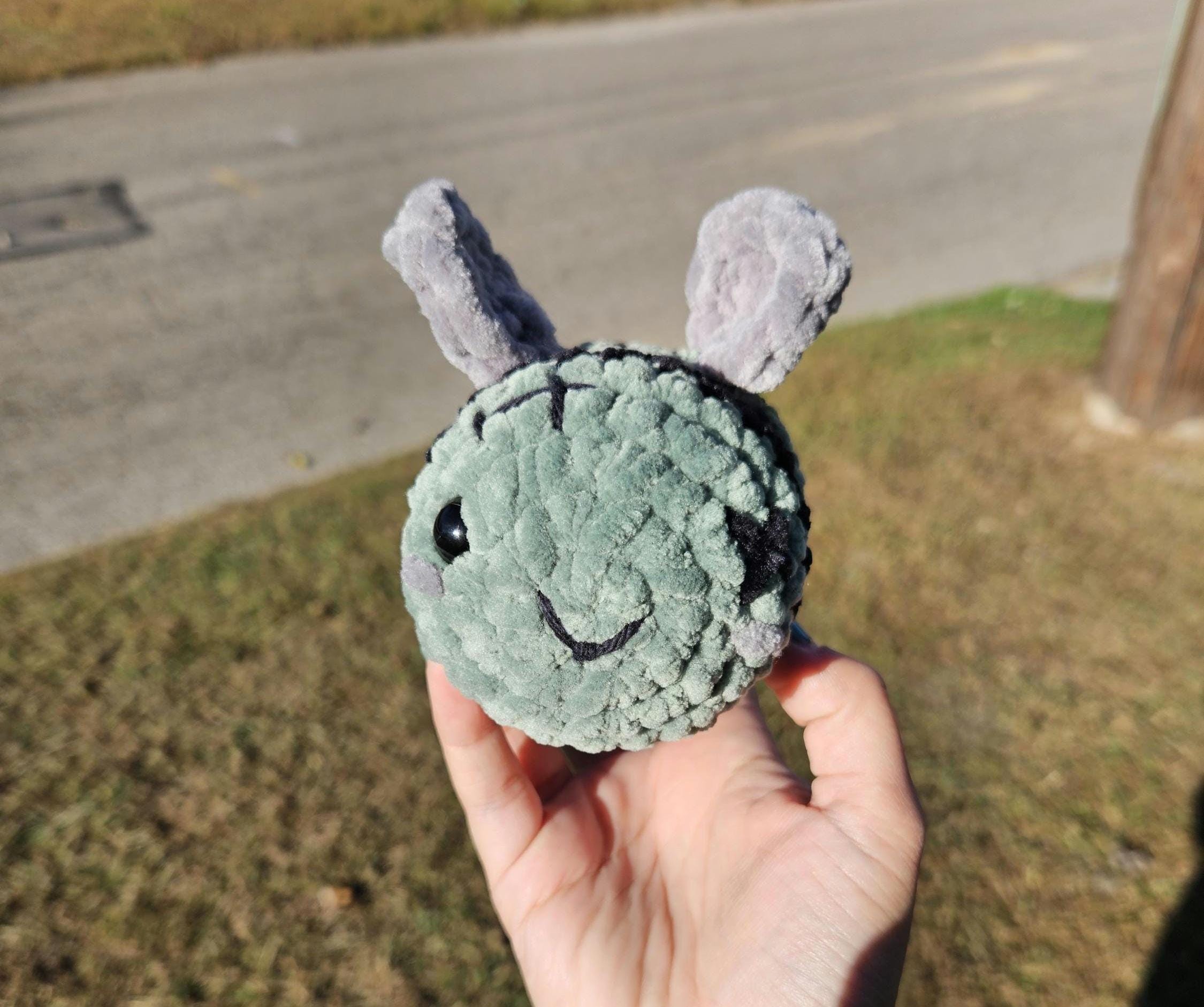 Crochet Chenille Zombee Plushie