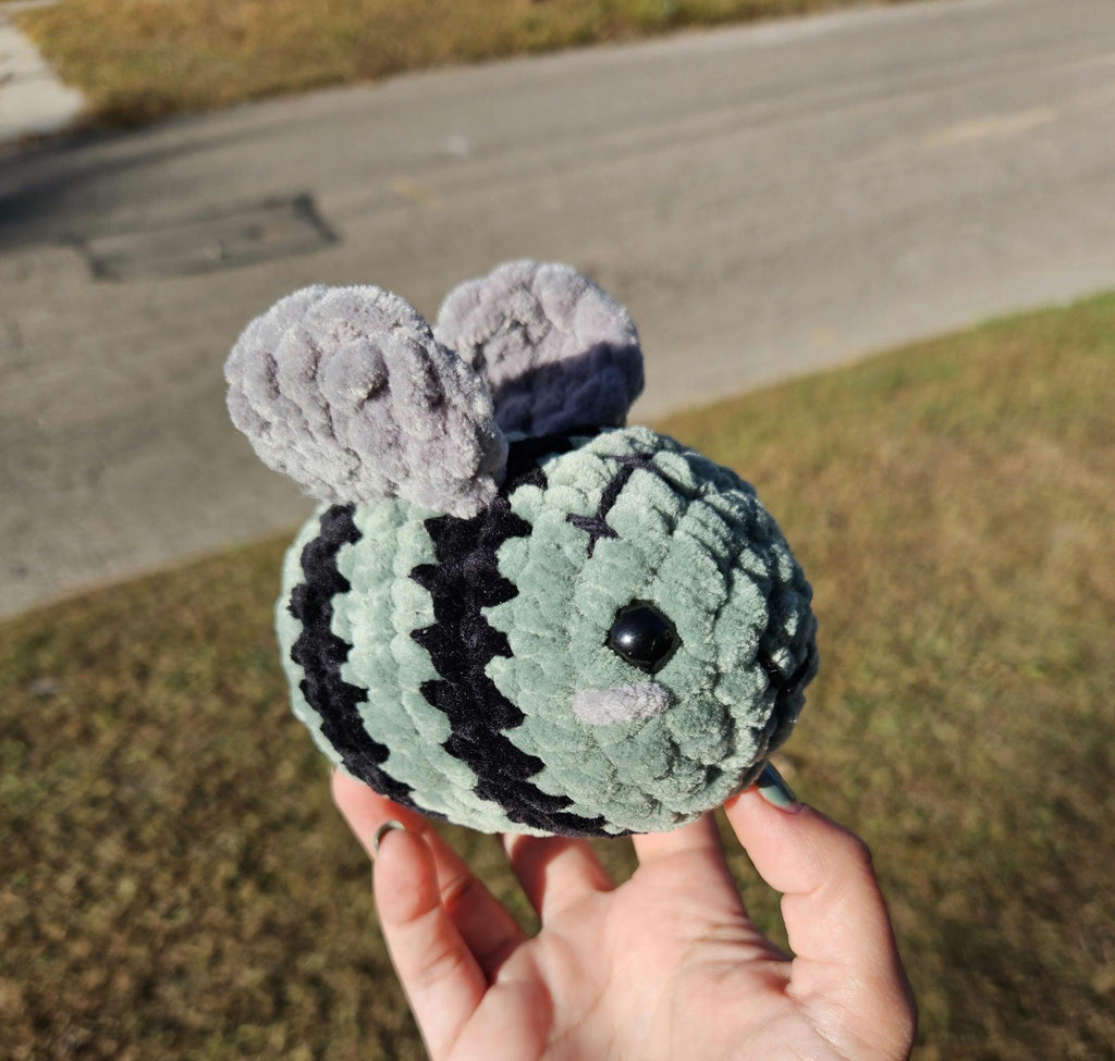 Crochet Chenille Zombee Plushie