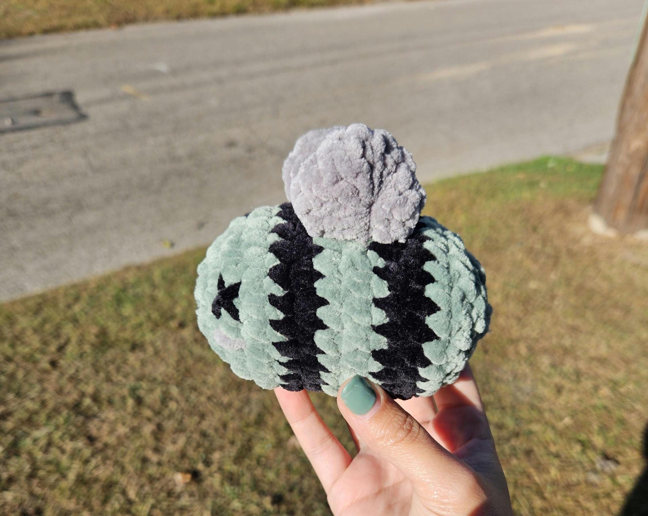 Crochet Chenille Zombee Plushie