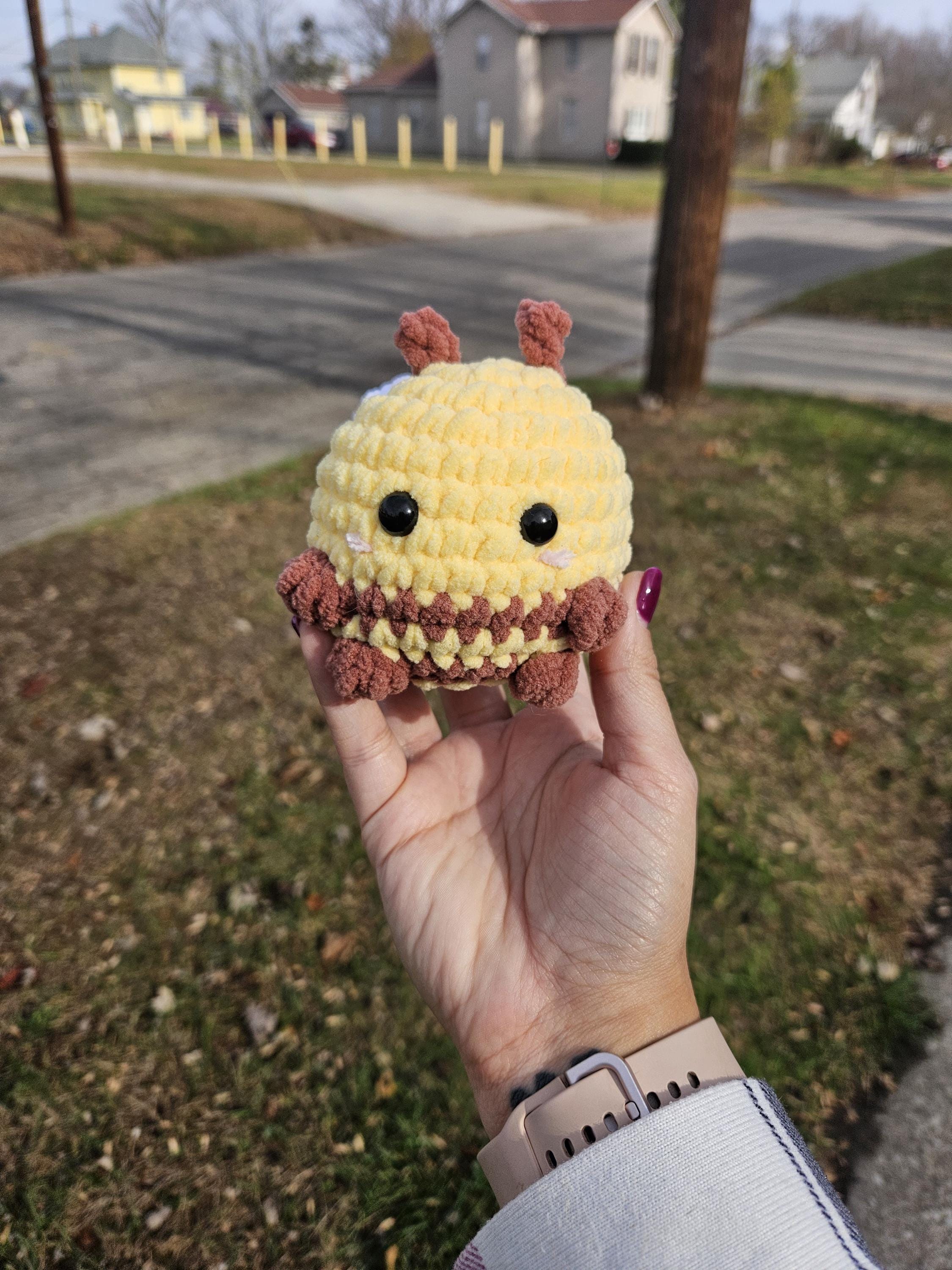Crochet bumblebee plushie